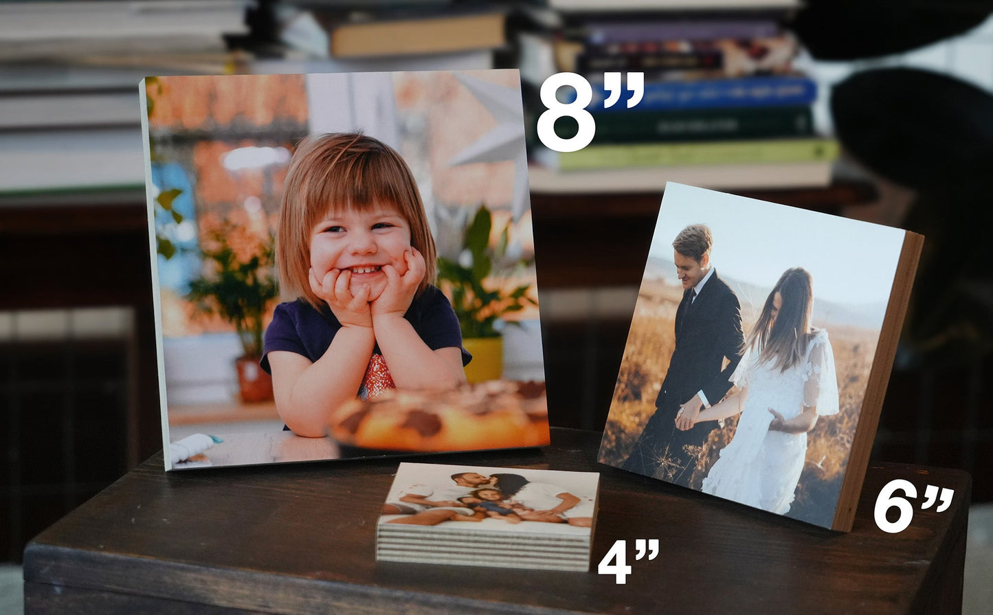 Wooden Photo Blocks
